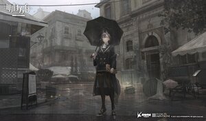 Rating: Safe Score: 58 Tags: animal_ears arknights book building clouds gray_eyes gray_hair logo long_hair paindude pantyhose penance_(arknights) rain scenic shirt sky tail umbrella water wolfgirl yellow_eyes User: S17