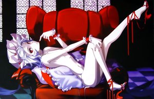 Rating: Questionable Score: 70 Tags: hong_(white_spider) nude red_eyes remilia_scarlet short_hair touhou vampire User: rayrei